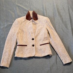 Tommy‎ Hilfiger Women’s Size 2  Beige and Brown Blazer